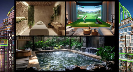 🛏️ 2 ห้องนอน - 🛁 2 ห้องน้ำ - 🏙️ Sea View - 🌏 ชื่อชาวต่างชาติ - 🏢 The Riviera California Pattaya - รหัส: CFN02