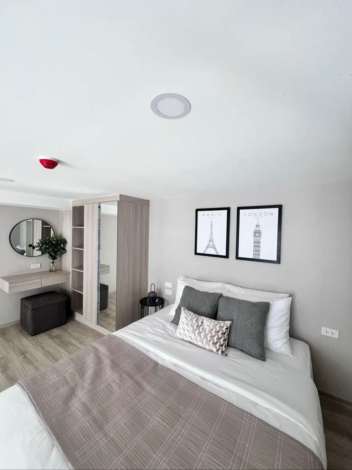 รูป ‼️ห้องเพดานสูง 4.2 ม. ใกล้ BTS แต่งครบพร้อมเข้าอยู่‼️ - รูปที่ 6/7