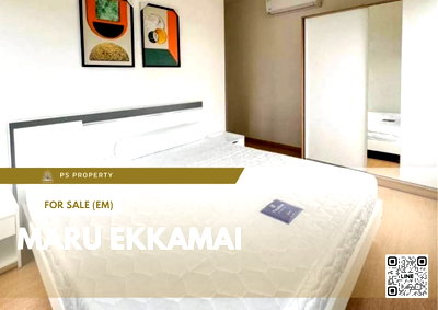 ขายคอนโด : ขายด่วน 📍 MARU EKKAMAI 📍 2 ห้องนอน คอนโดใจกลางเอกมัย เลี้ยงสัตว์ได้ ใกล้ BTS เอกมัย