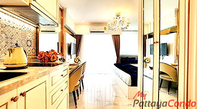 Condos for sale Tesco Lotus South Pattaya : 🛏️ Studio - 🏙️ City Views - 🇹🇭 THAI name - 🏢 Empire Tower Jomtien - Ref: EMPIR08