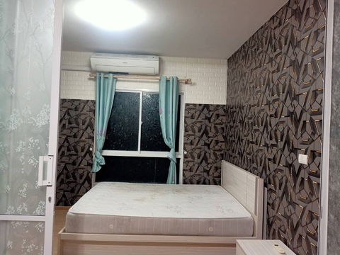 🏡 Condo for rent: Unio Charan 3, Building F, 4th floor, near MRT Tha Phra and BTS Talat Phlu. Free shuttle bus service! 🚌