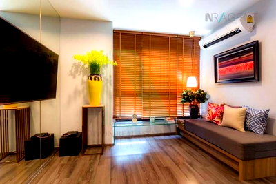 Condos for rent BTS On Nut : For Rent Condo THE BASE PARK WEST SUKHUMVIT 77 Building 1, Floor 7,2 bed room, Room size 48.00 sqm