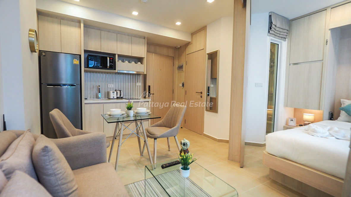 รูป 🛏️ 1 ห้องนอน - 🛁 1 ห้องน้ำ - 🏙️ Pool Views - 🌏 ชื่อชาวต่างชาติ - 🏢 Harmonia City Garden Pattaya - รหัส: HMN01 - รูปที่ 4/8