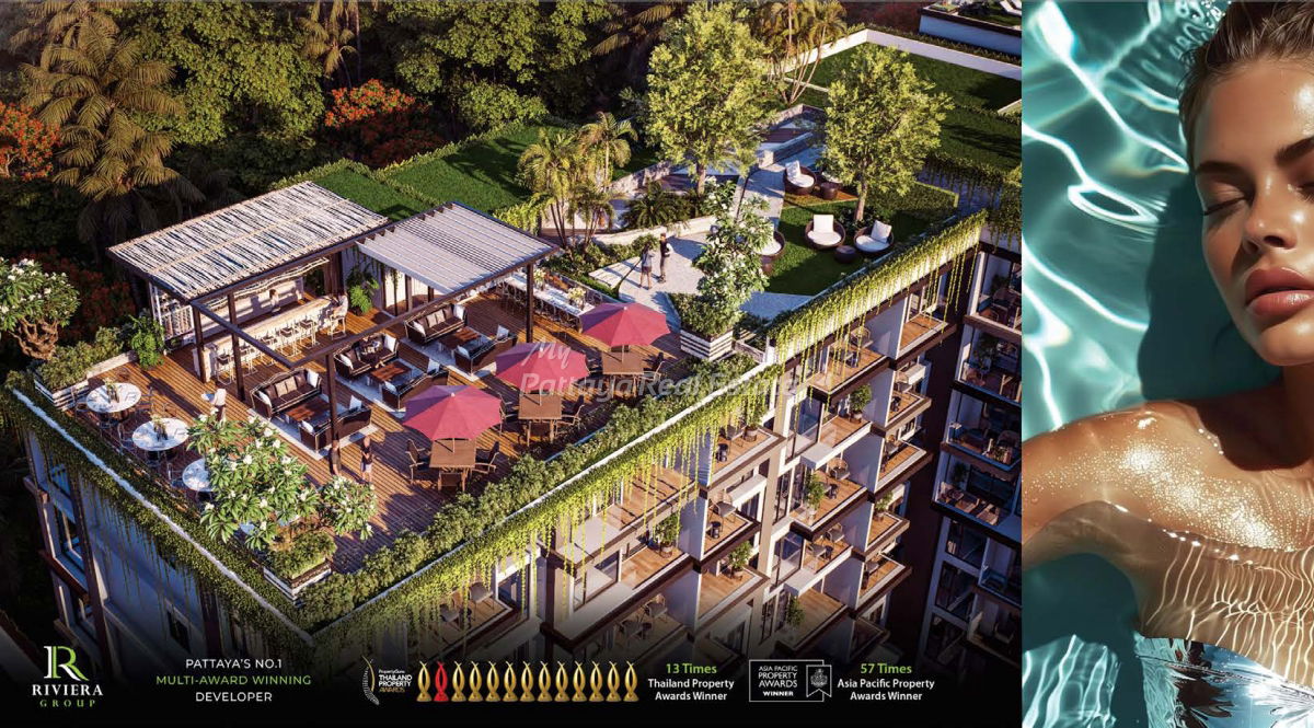 รูป 🛏️ 1 ห้องนอน - 🛁 1 ห้องน้ำ - 🏙️ Garden Views - 🇹🇭 ชื่อไทย - 🏢 The Riviera Beverly Hills Jomtien - รหัส: BEV02 - รูปที่ 1/9