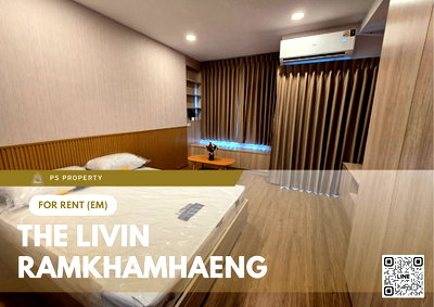 Condos for rent The Paseo Town Ramkhamhaeng  : For rent ✨ The Livin Ramkhamhaeng ✨ near MRT Interchange Lamsalee, fully furnished and equipped with appliances
