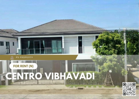 Single house for rent 📍 Centro Vibhavadi 📍 4 bedrooms, 6 bathrooms, corner house, fully furnished and equipped with appliances