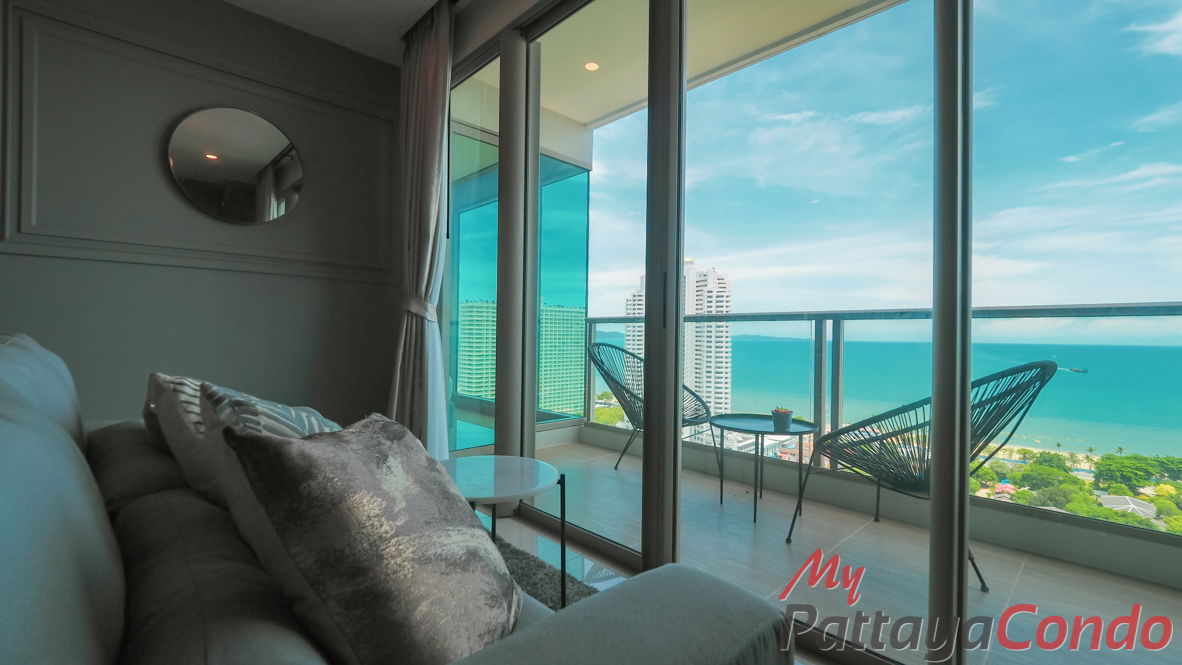 picture 🛏️ 2 Bed - 🛁 2 Bath - 🏙️ Sea Views - 🇹🇭 THAI name - 🏢 The Riviera Jomtien Pattaya - Ref: RJ11 - 8/20