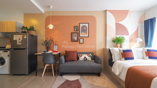 🛏️ Studio - 🛁 1 ห้องน้ำ - 🏙️ City View - 🌏 ชื่อชาวต่างชาติ - 🏢 Vay Pothisan Condominium Pattaya - รหัส: VAY01