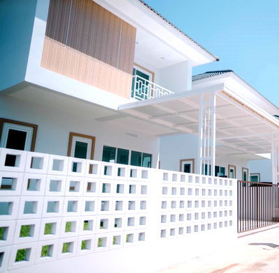 Houses for sale Udon Thani Polytechnic College  : Two-storey detached house for sale  4 bedrooms 3 bathrooms and 2 parkings.