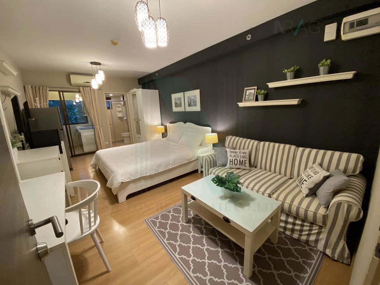 picture ð For Rent Condo SUPALAI CITY RESORT RAMKHAMHAENG Building B, Floor 4,Studio, Room size 29 sqm - 2/8