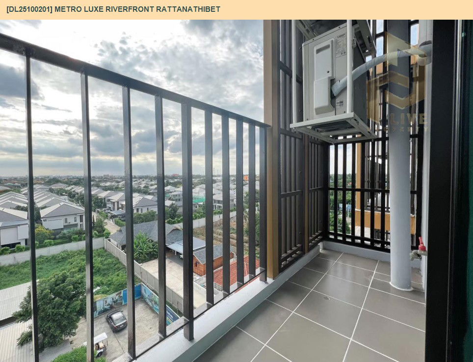 picture DL25100201 Condo for rent, Metro Luxe Riverfront Rattanathibet near MRT ไทรม้า, ready to move in, call urgently 0638692663 LineID @523dslwi - 15/15