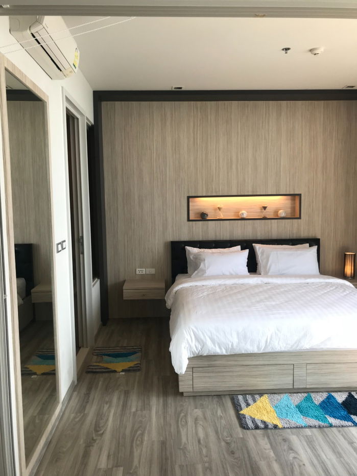 รูป คอนโดให้เช่า 1 ห้องนอน ใกล้พัทยาเหนือ ติดชายหาดส่วนตัว วิวทะเล ส่วนกลางครบครัน - รูปที่ 4/28