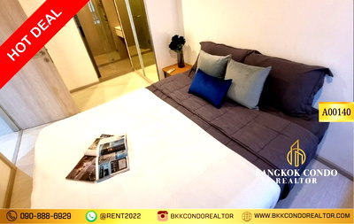 เช่าคอนโด ซอยทองหล่อ (สุขุมวิท 55) : 🍀🍀🍀Hot Deal🔥ใกล้ BTS เอกมัย📌ริทึ่ม สุขุมวิท 42 - เฟอร์ครบ พร้อมเข้าอยู่ ราคาดีมากๆ!!✨A00140