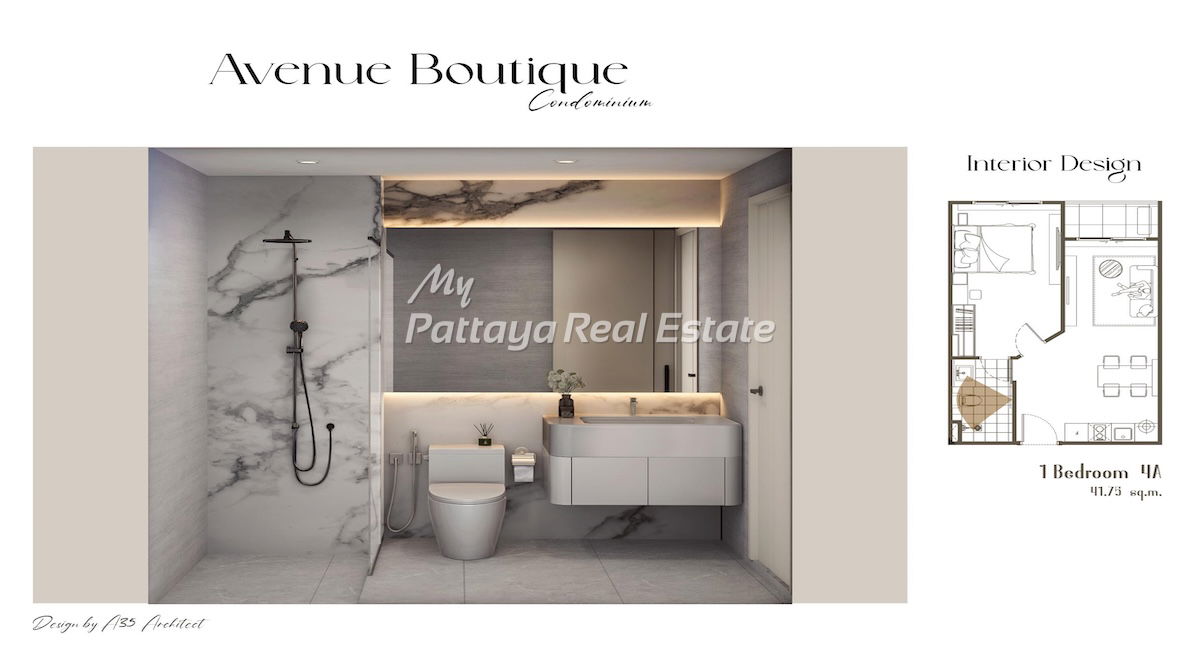 picture 🛏️ 1 Bed - 🛁 1 Bath - 🏙️ Garden Views - 🌏 FOREIGN name - 🏢 Avenue Boutique Condominium Pattaya - Ref: AVBC02 - 7/7