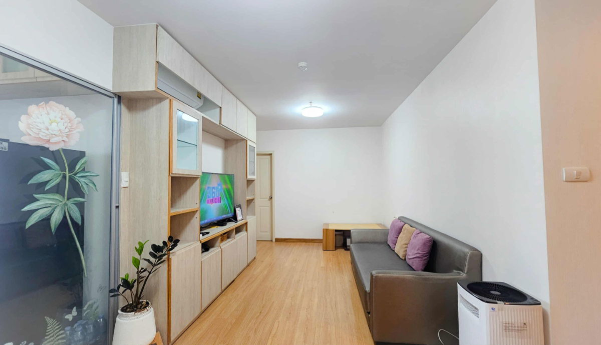 รูป ขายด่วน คอนโดติดรถไฟฟ้าตกแต่งเสร็จพร้อมอยู่ - รูปที่ 3/10