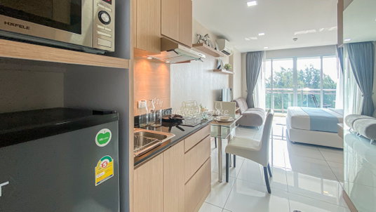 🛏️ Studio - 🛁 1 Bath - 🏙️ City View - 🌏 FOREIGN name - 🏢 Whale Marina Na-Jomtien Pattaya - Ref: WHALE13