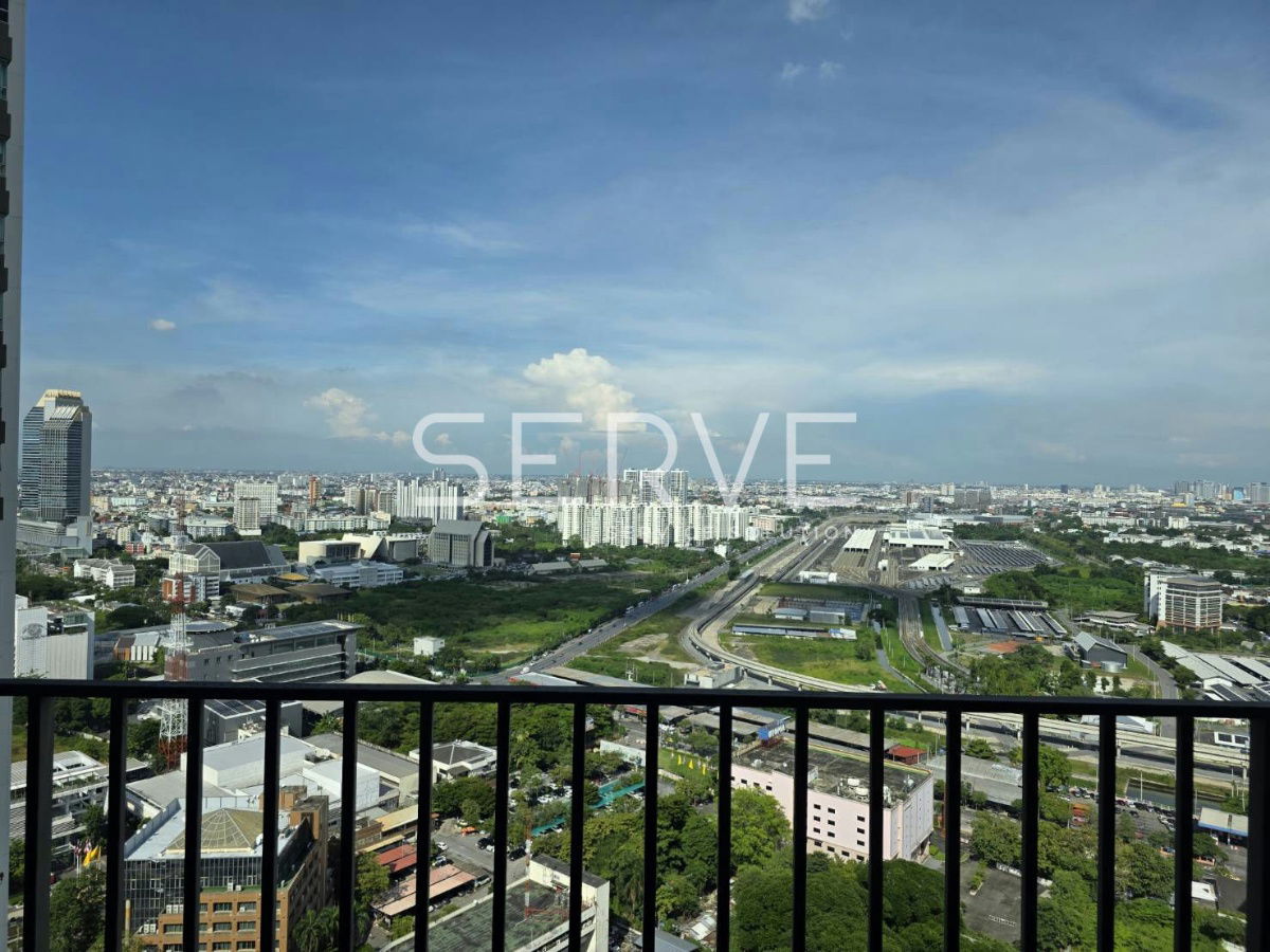 รูป 🔥3นอน ห้องกว้าง มีอ่างอาบน้ำ ขั้นสูงสุด 30+ วิวดีมาก เฟอร์จัดเต็ม คอนโดทำเลดี ใกล้ MRT พระราม9,เซ็นทรัลพระราม 9  @ Belle Grand Rama 9 - รูปที่ 7/11