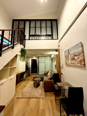 Condos for rent 700 Year Sports Arena Chiang Mai : Duplex room , Tree boutique Nimman for rent ! Walkable to Maya Shopping Mall. 