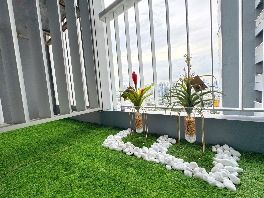 รูป ให้ เช่า คอนโด ชั้นสูงที่ขายถูกที่สุดในโครงการ Rhythm สุขุมวิท 50 35.23 ตรม bts อ่อนนุช 200 เมตร. - รูปที่ 4/12