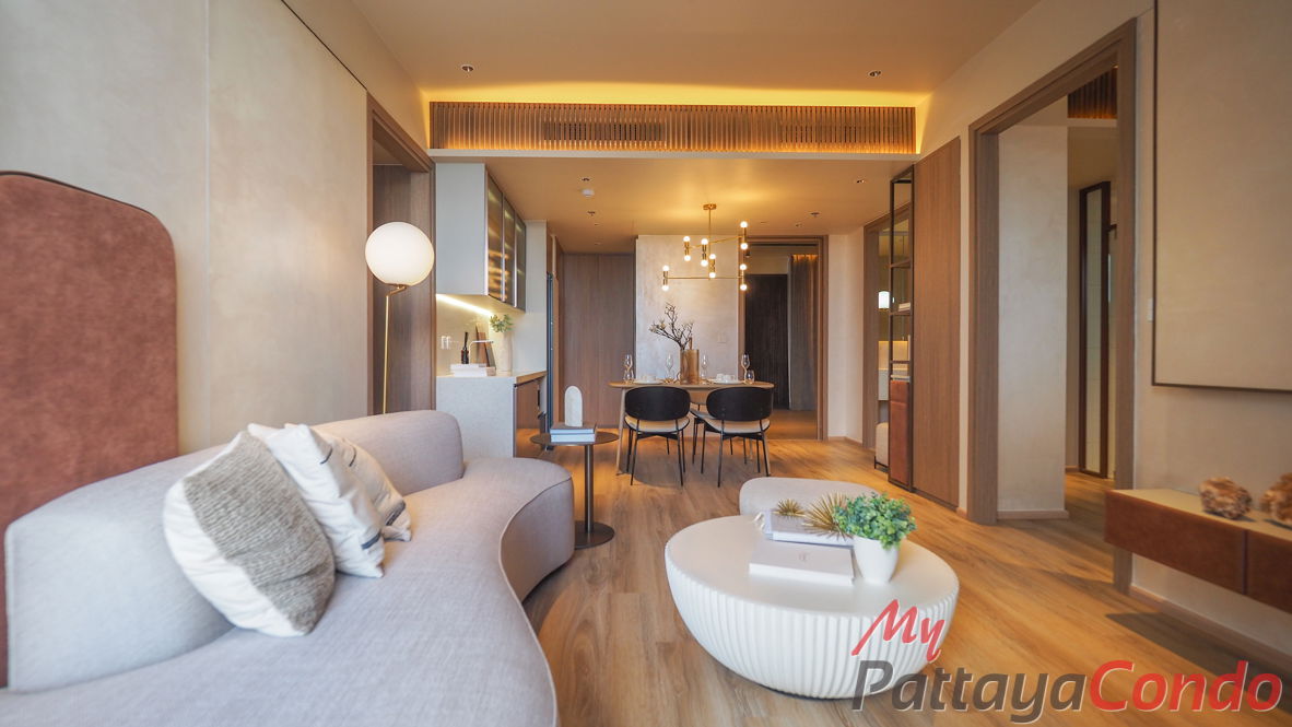 รูป 🛏️ 2 ห้องนอน - 🛁 2 ห้องน้ำ - 🏙️ Sea Views - 🇹🇭 ชื่อไทย - 🏢 Arom Jomtien Pattaya - รหัส: AROJ05 - รูปที่ 10/25