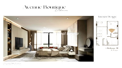 Condos for sale : 🛏️ 2 Bed - 🛁 2 Bath - 🏙️ Pool View - 🌏 FOREIGN name - 🏢 Avenue Boutique Condominium Pattaya - Ref: AVBC03