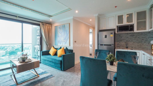 🛏️ 2 ห้องนอน - 🛁 2 ห้องน้ำ - 🏙️ City View - 🌏 ชื่อชาวต่างชาติ - 🏢 Seven Seas Le Carnival Condo Pattaya - รหัส: SEVL04