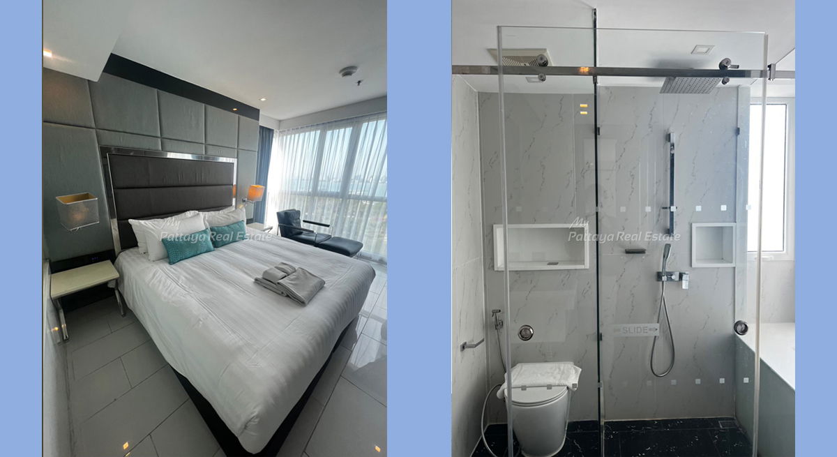 รูป 🛏️ 2 ห้องนอน - 🛁 2 ห้องน้ำ - 🏙️ Sea Views - 🇹🇭 ชื่อไทย - 🏢 Sky Residences Pattaya - รหัส: AMR119 - รูปที่ 4/5