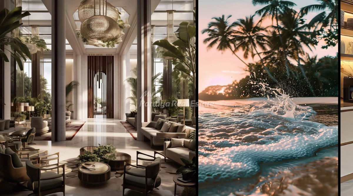 picture 🛏️ 2 Bed - 🛁 2 Bath - 🏙️ Pool Views - 🌏 FOREIGN name - 🏢 The Riviera Beverly Hills Jomtien - Ref: BEV05 - 4/9