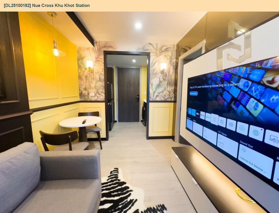picture DL25100182 Condo for rent, Nue Cross Khu Khot Station near BTS คูคต, ready to move in, call urgently 0638692663 LineID @162cjixi - 4/12