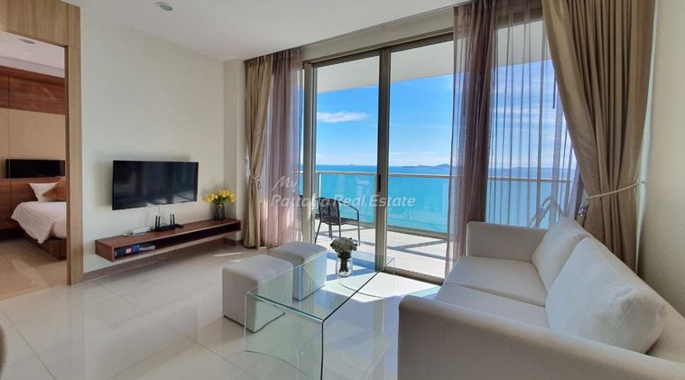🛏️ 2 Bed - 🛁 2 Bath - 🏙️ Sea View - 🌏 FOREIGN name - 🏢 The Riviera WongAmat Beach Pattaya - Ref: RW69
