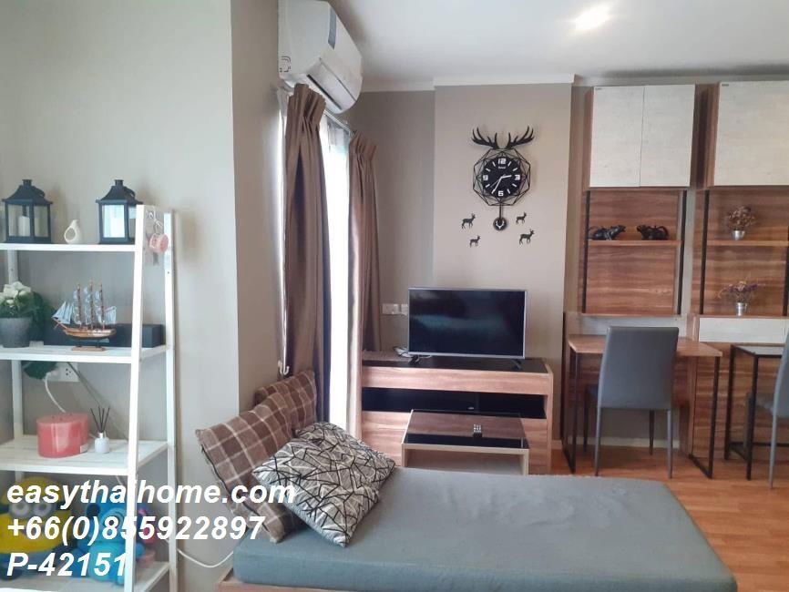 รูป P-42151 ให้เช่า คอนโด ลุมพินี วิลล์ สุขุมวิท 76-แบริ่ง สเตชั่น 2, Samut Prakan พร้อมอยู่ ราคาถูก Line Id @easythaihome 085-592-2897 - รูปที่ 3/10