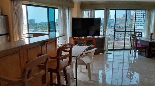 🛏️ 1 Bed - 🛁 2 Bath - 🏙️ Sea View - 🇹🇭 COMPANY name - 🏢 View Talay 2 Jomtien Condominium - Ref: VT2A12