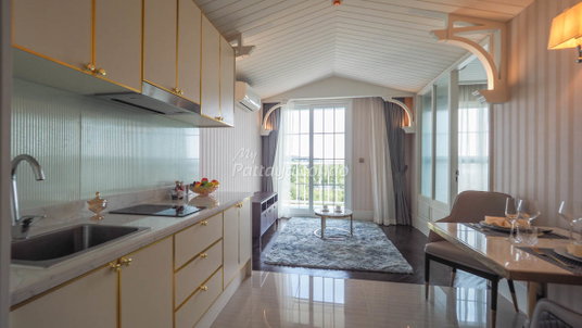 🛏️ 1 Bed - 🛁 1 Bath - 🏙️ Garden View - 🌏 FOREIGN name - 🏢 Grand Florida Beachfront Resort Pattaya - Ref: GF04