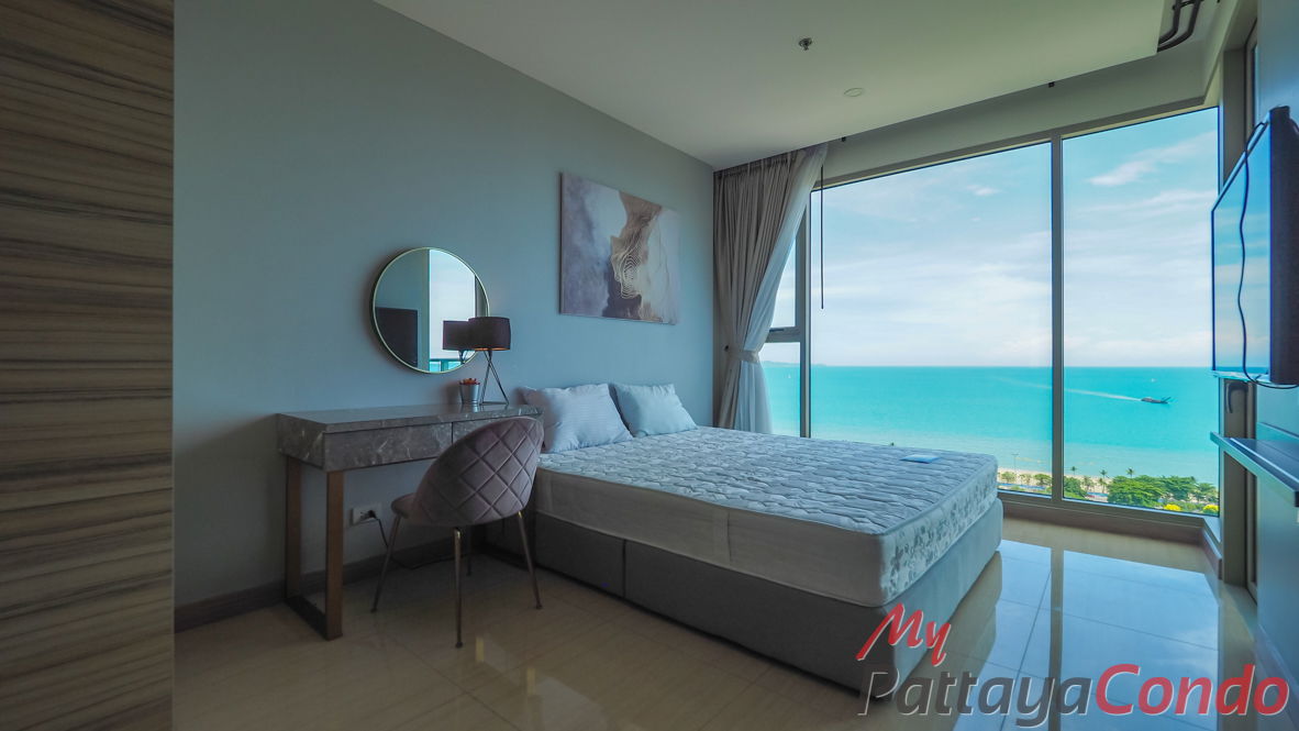 รูป 🛏️ 2 ห้องนอน - 🛁 2 ห้องน้ำ - 🏙️ Sea Views - 🇹🇭 ชื่อไทย - 🏢 The Riviera Jomtien Pattaya - รหัส: RJ11 - รูปที่ 9/20