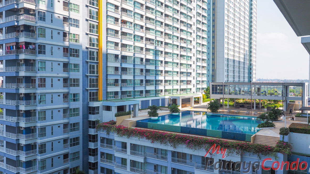 picture 🛏️ 2 Bed - 🛁 2 Bath - 🏙️ Sea & Pool Views - 🇹🇭 THAI name - 🏢 Lumpini Park Beach Jomtien - Ref: LPN17 - 15/30