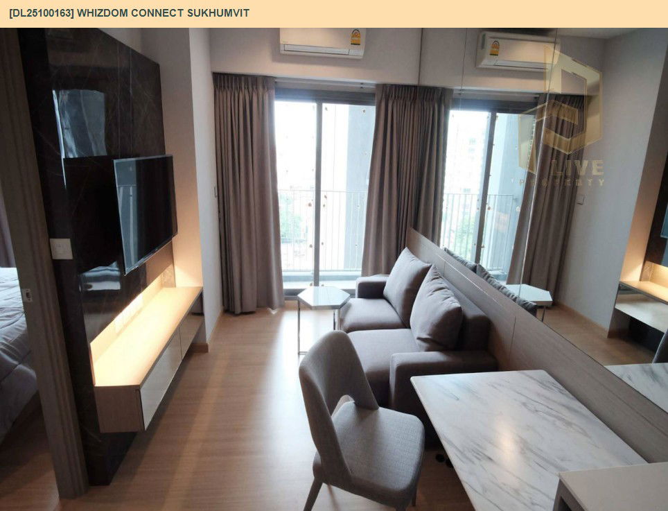 picture DL25100163 Condo for rent, Whizdom Connect Sukhumvit near BTS Punnawithi, ready to move in, call urgently 0638692663 LineID @897iyzll - 5/14