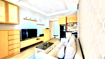 Condos for rent : Condo for rent in Sriracha, Ladda Plus, beautiful room, high floor, sea view,  move in ready