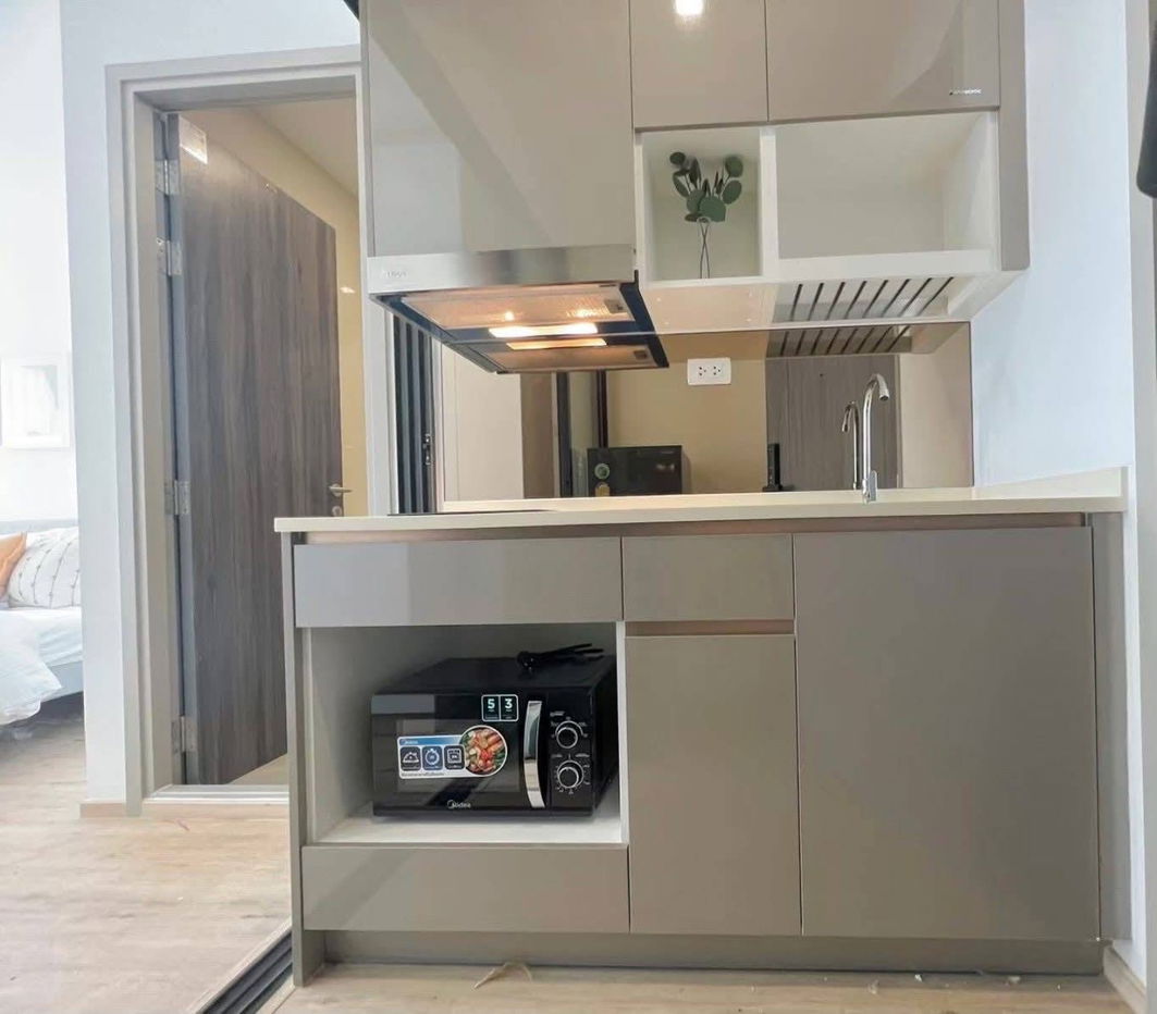 รูป ให้เช่า 📍 The Rich Rama 9 - Srinakarin 📍เฟอร์นิเจอร์ และ เครื่องใช้ไฟฟ้าครบ ใกล้รพ.สมิติเวช  - รูปที่ 7/10