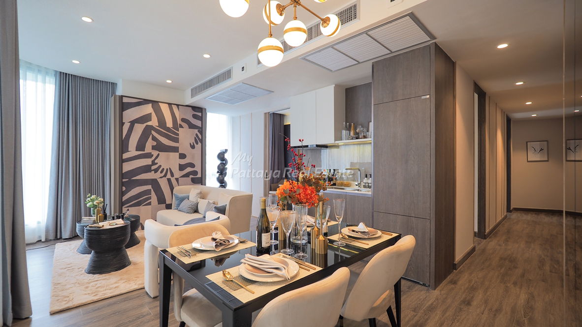 รูป 🛏️ 2 ห้องนอน - 🛁  ห้องน้ำ - 🏙️ Sea Views - 🇹🇭 ชื่อไทย - 🏢 Wyndham Grand Residences WongAmat Pattaya - รหัส: WYNDG04 - รูปที่ 16/20