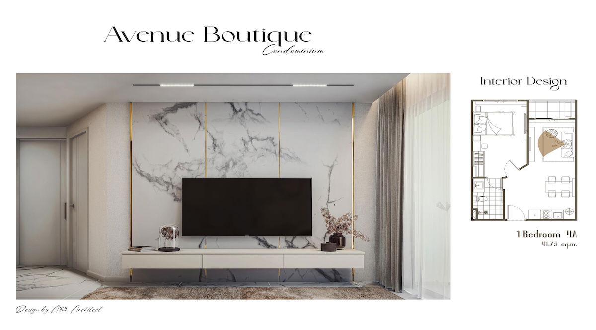 picture 🛏️ 1 Bed - 🛁 1 Bath - 🏙️ Garden Views - 🌏 FOREIGN name - 🏢 Avenue Boutique Condominium Pattaya - Ref: AVBC02 - 3/7