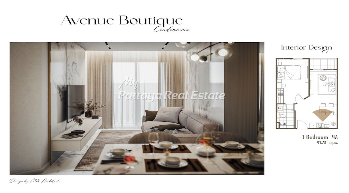 picture 🛏️ 1 Bed - 🛁 1 Bath - 🏙️ Garden Views - 🌏 FOREIGN name - 🏢 Avenue Boutique Condominium Pattaya - Ref: AVBC02 - 2/7
