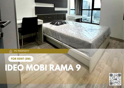 Condos for rent : For rent 📍 IDEO Mobi Rama 9 📍 Fully furnished and equipped, near MRT Rama 9