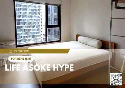 Condos for rent : For rent ✨ Life Asoke Hype ✨ near MRT Rama 9, fully furnished and equipped with appliances
