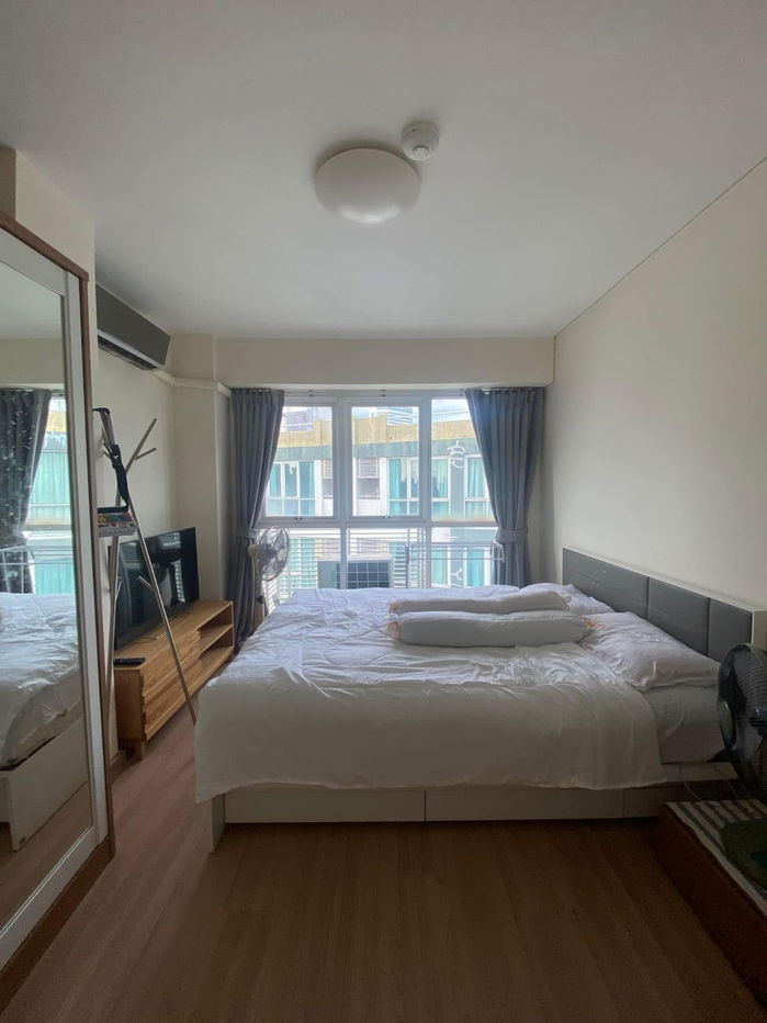 รูป คอนโด การ์เด้น อโศก พระราม 9 ห้องริม 🌻มีอ่างอาบน้ำ Garden Asoke Rama 9  - รูปที่ 3/8