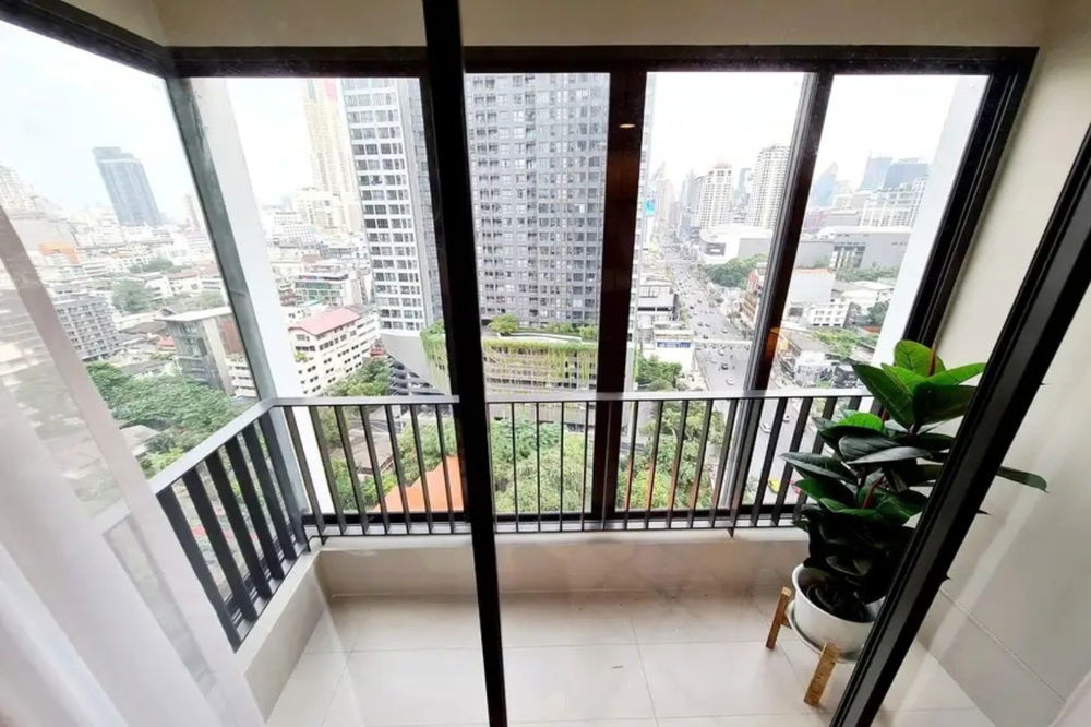 picture For Rent !! high floor 17+, corner room, Baiyoke building view!!🔥Code C20230106065.....Ideo Q Ratchathewi, 2 bed, 1 bath, furnished, ready to move in  - 7/7