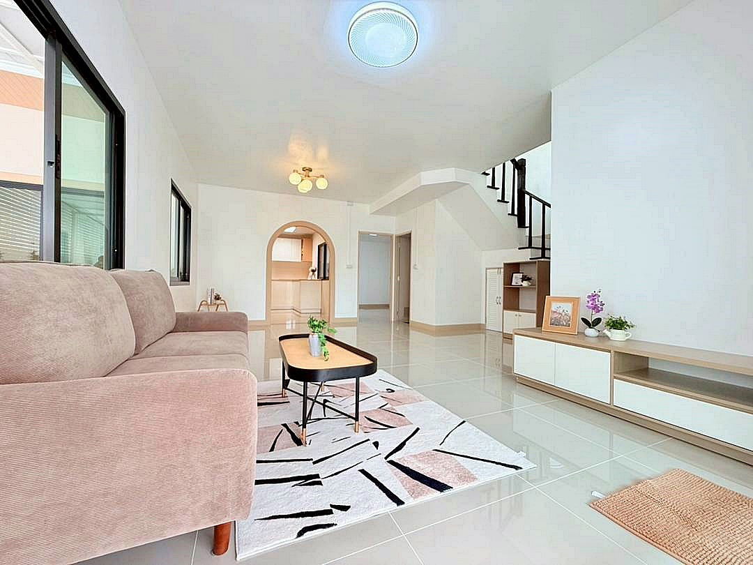 รูป บ้านสวยจริง 4 ห้องนอน  จอดรถได้ 3 คัน หมู่บ้านพฤกษา 19  ถนนวัดลาดปลาดุก  บางบัวทอง   รีโนเวทใหม่   ใกล้เซ็นทรัล เวสเกต - รูปที่ 9/20