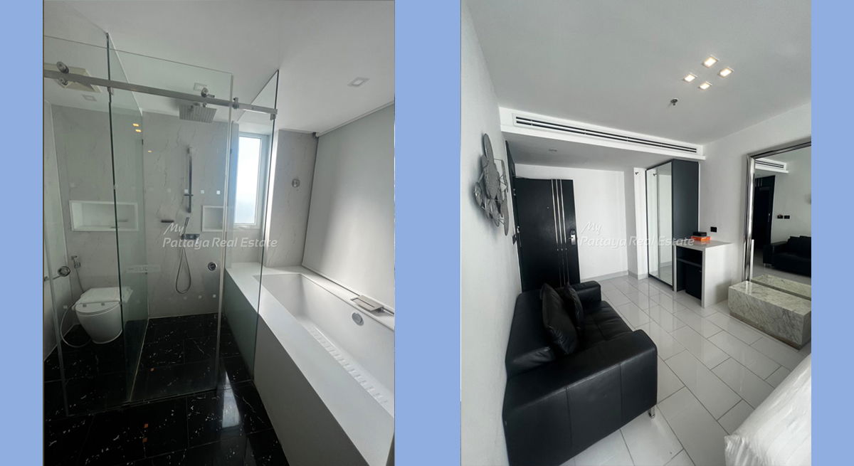 รูป 🛏️ 2 ห้องนอน - 🛁 2 ห้องน้ำ - 🏙️ Sea Views - 🇹🇭 ชื่อไทย - 🏢 Sky Residences Pattaya - รหัส: AMR119 - รูปที่ 3/5