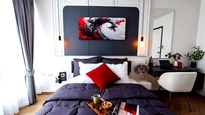 Condos for sale Bang Na : 🚈 Condo for sale: iCondo Sukhumvit 103 | Beautiful, fully furnished room near BTS Udomsuk, only 1.89 million baht!