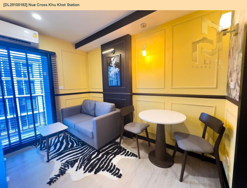 picture DL25100182 Condo for rent, Nue Cross Khu Khot Station near BTS คูคต, ready to move in, call urgently 0638692663 LineID @162cjixi - 3/12