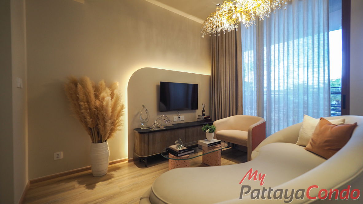 รูป 🛏️ 1 ห้องนอน - 🛁 1 ห้องน้ำ - 🏙️ Sea Views - 🇹🇭 ชื่อไทย - 🏢 Arom Jomtien Pattaya - รหัส: AROJ02 - รูปที่ 4/12